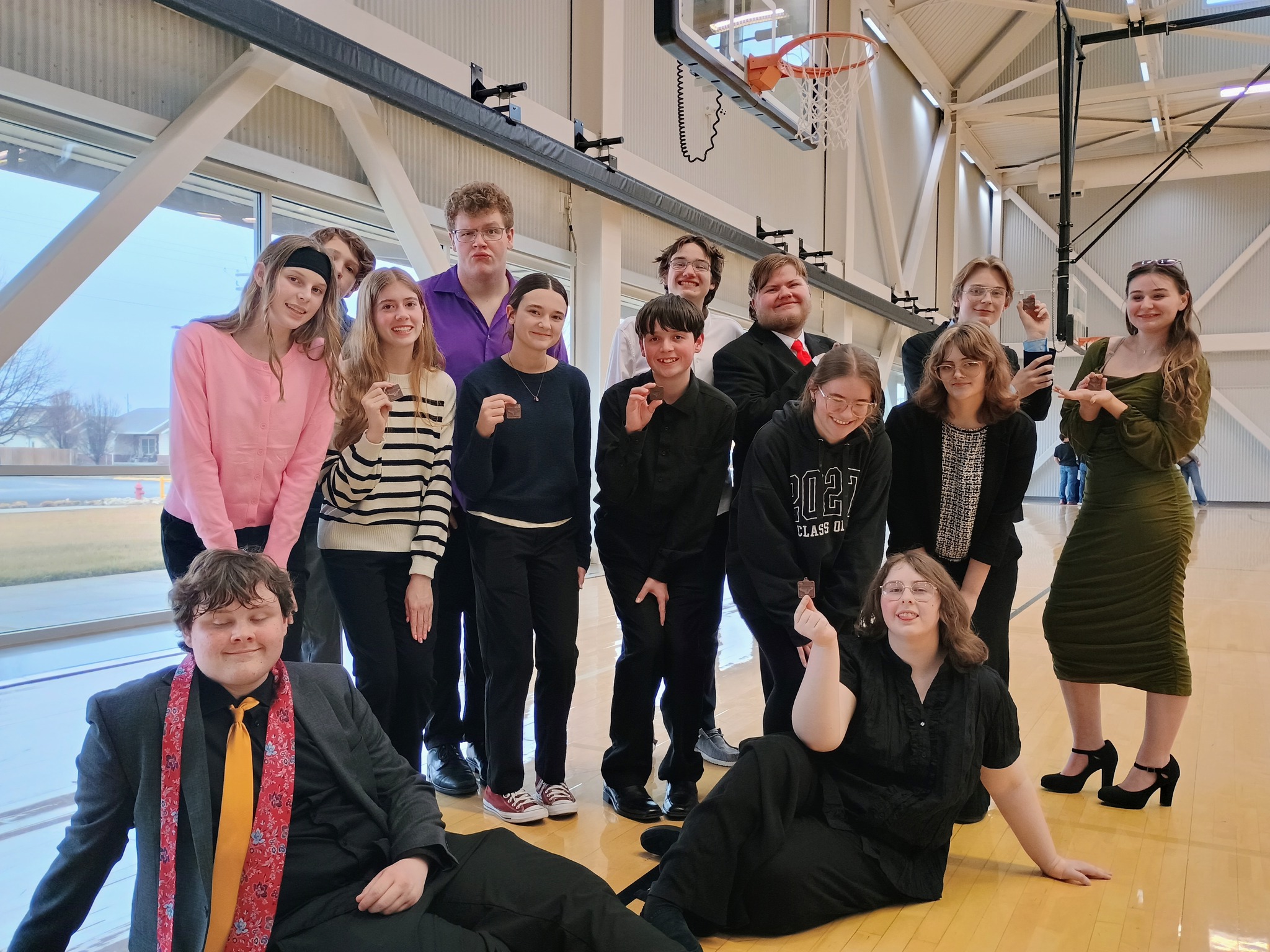 Sterling students competing in a debate event